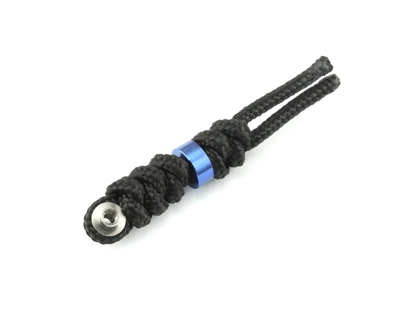 Chris Reeve SIN7001 SIN Small Inkosi Lanyard Black Knotted with Blue