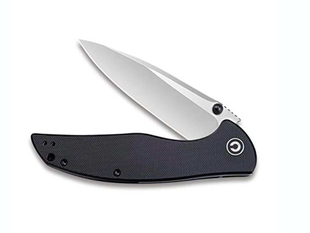 We Knife CIVIVI Governor Thumb Studs Knife Black G10 Handle (3.86” S