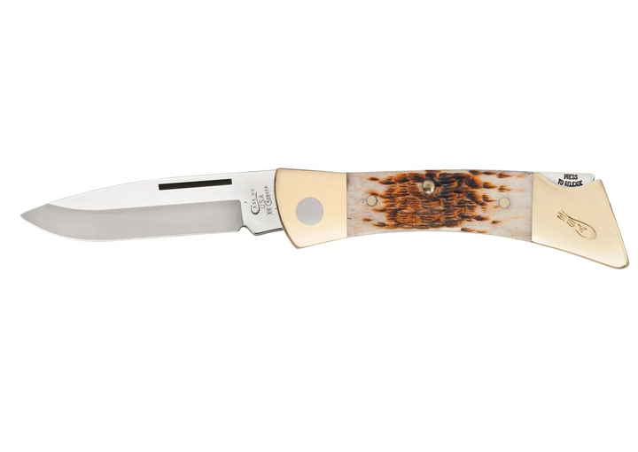 Case Amber Bone Peach Seed Jig XX-Changer® with Gut Hook Pocket
