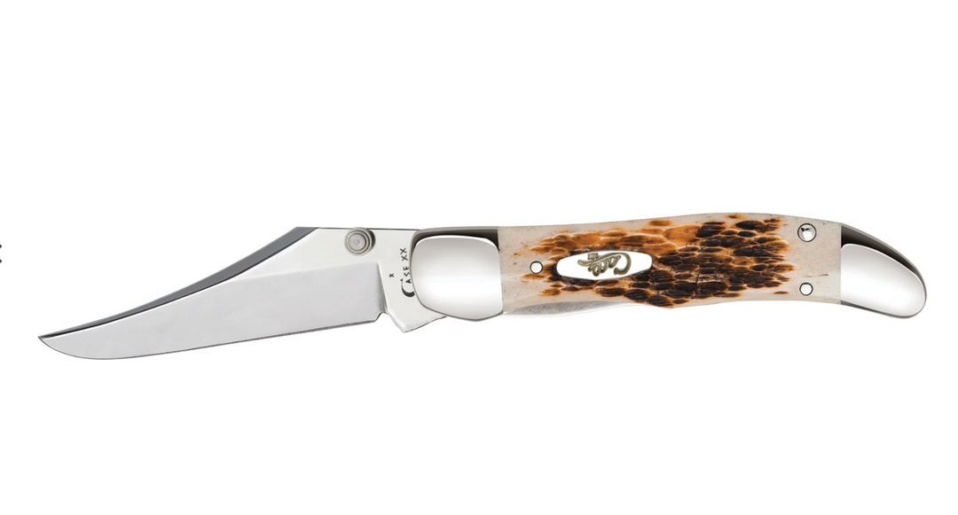 Case Kickstart® Amber Bone Peach Seed Jig Mid-Folding Hunter Case Kickstart® Amber Bone Peach Seed Jig Mid-Folding Hunter
