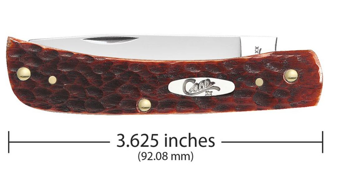 Case Chestnut Bone Standard Jig Chrome Vanadium Sod Buster Jr