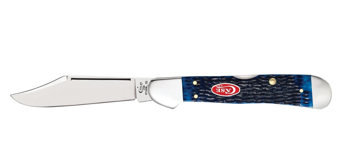 Case Navy Blue Bone Rogers Jig CopperLock®(07064) – KnifeJoy