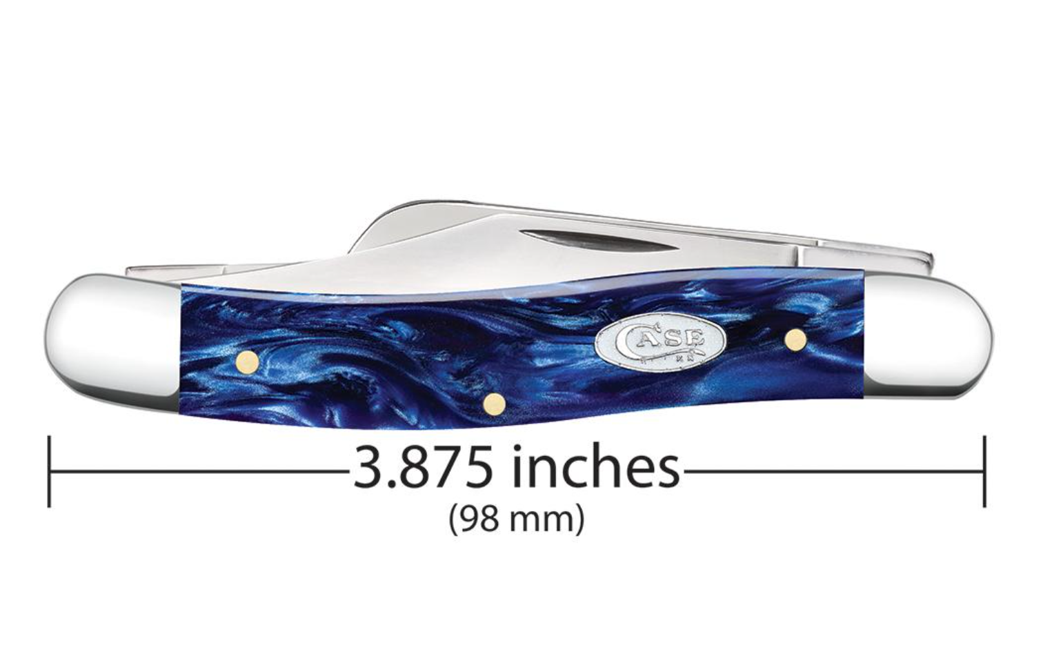 Case Blue Pearl Kirinite® Stockman(CASE23435) KnifeJoy