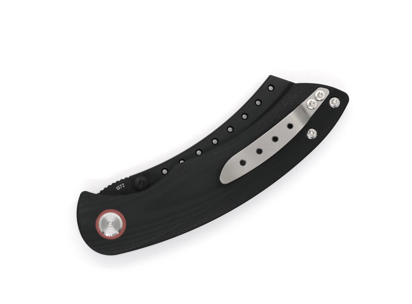 Red Horse Knife Works Hell Razor P Series with Black G10 Handles/ PVD ...