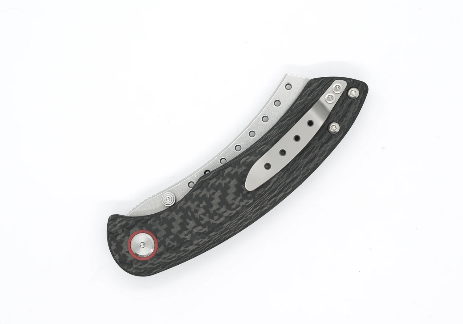 Red Horse Knife Works Hell Razor P Series with Carbon Fiber Handles/Sa ...