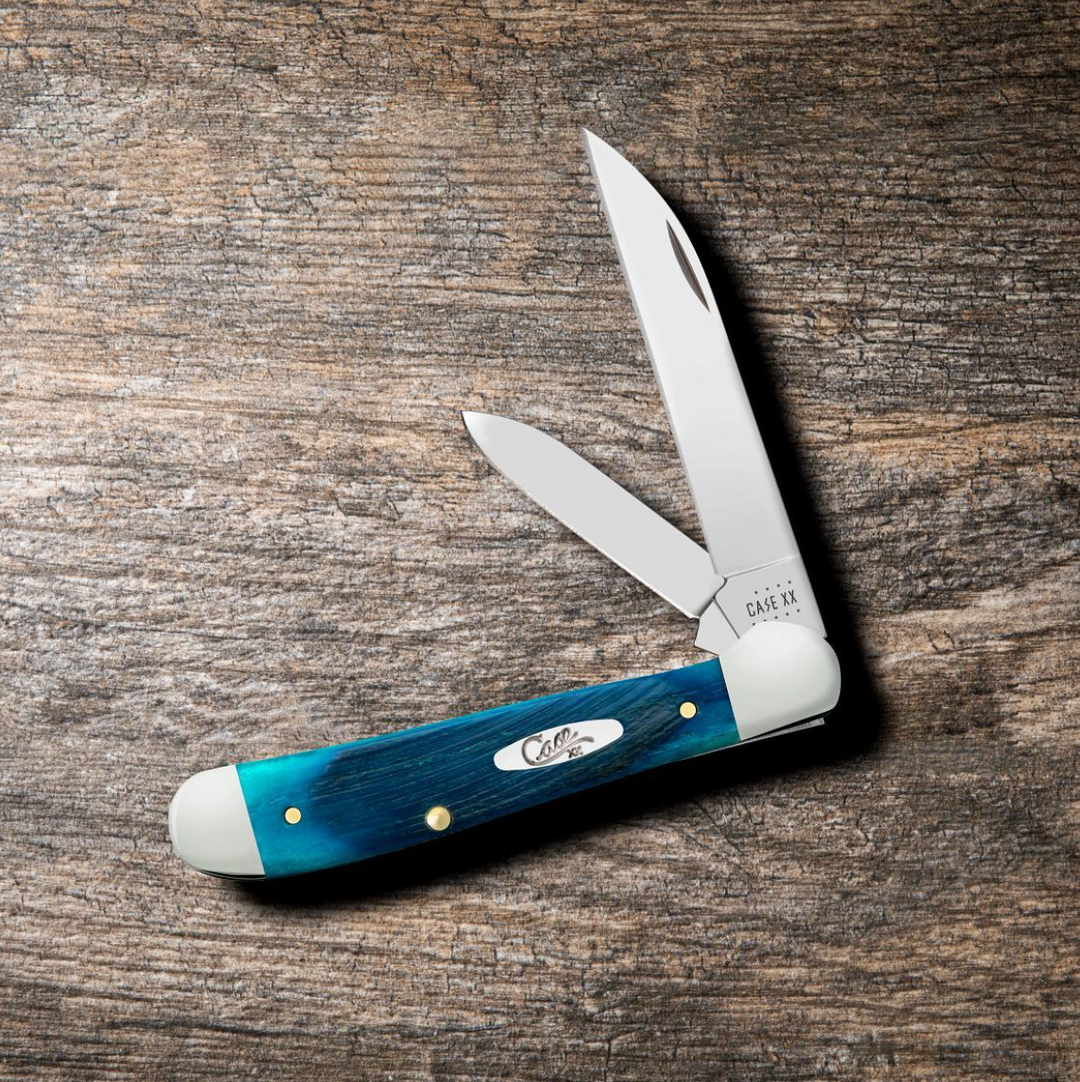 Case Caribbean Blue Bone Sawcut Jig Copperhead (CASE25588) – KnifeJoy