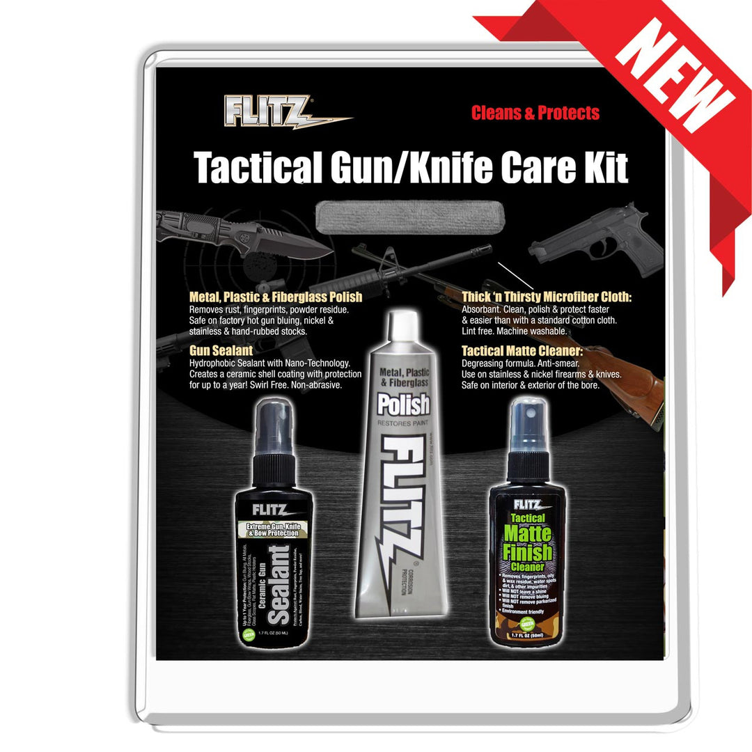 Flitz Polish FZ41502 Tactical Gun and Knife Care Kit – KnifeJoy